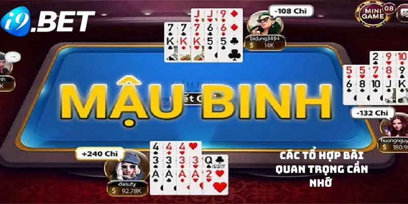 Các tổ hợp bài quan trọng cần nhớ